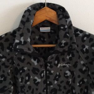 Columbia Benton Leopard Print Fleece Jacket